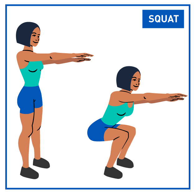 mal de dos exercice renforcement musculaire squat