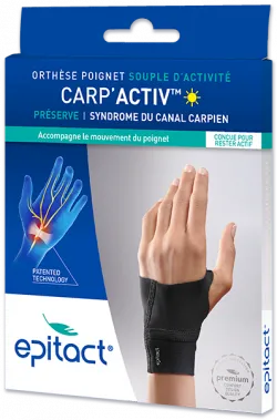 CARP'ACTIV™ orthèse souple d'activité CANAL CARPIEN