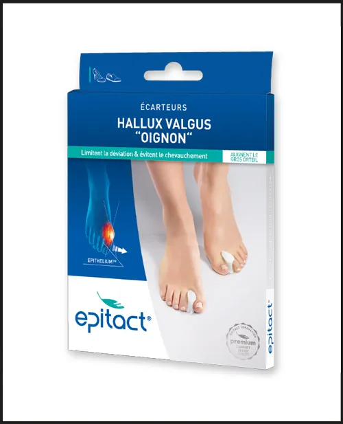 Séparateurs d’orteils pour l’Hallux Valgus