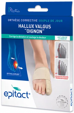packaging correcteur d'orteil orthèse attelle hallux valgus epitact