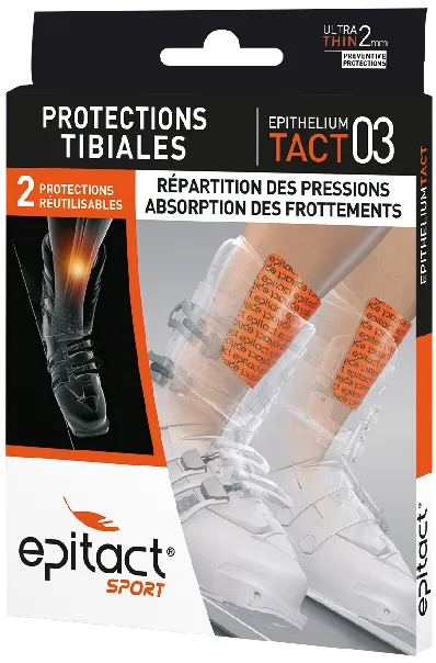 Protections tibias ski, protections tibiales en silicone