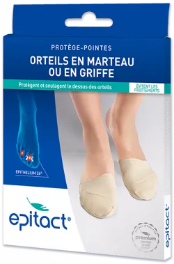 Epitact protège-pointes orteils en marteau taille M x2