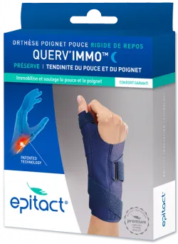 Orthèse d'immobilisation tendinite de De Quervain