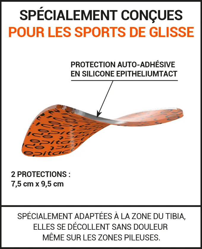 Protections Tibiale Ski et Sports de Glisse