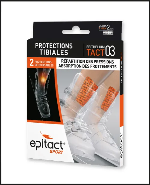 Protections tibias ski, protections tibiales en silicone