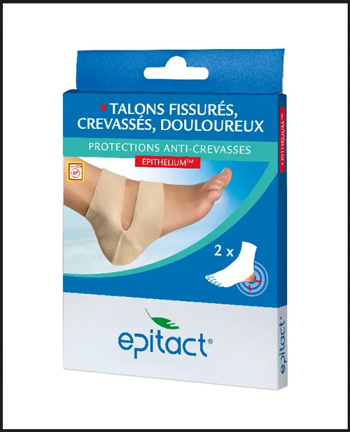 Protègent, soulagent et embellissent efficacement les talons fissurés et crevassés