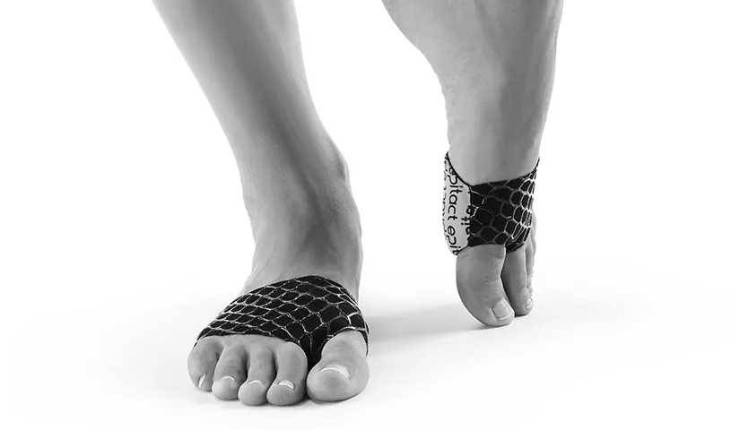 CHAUSSETTE PROTECTION AVANT-PIED-TALON - NOIR