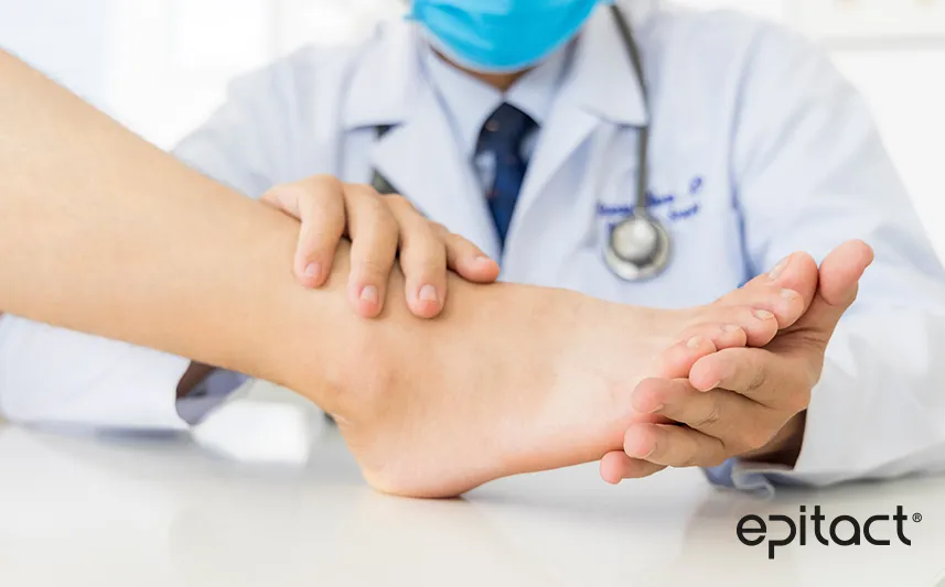 Les symptômes et les causes de la métatarsalgie